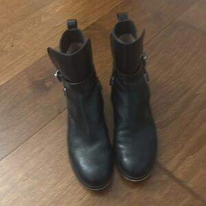 Michael Kors Black Leather Boots